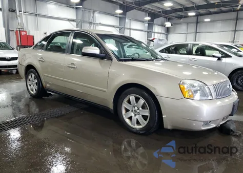 2006 Mercury Montego Luxury from USA, damaged, VIN 1MEFM40136G602923